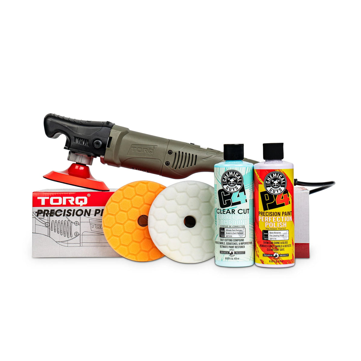 Restoration Use 2 Step TORQ R Rotary Polisher Kit