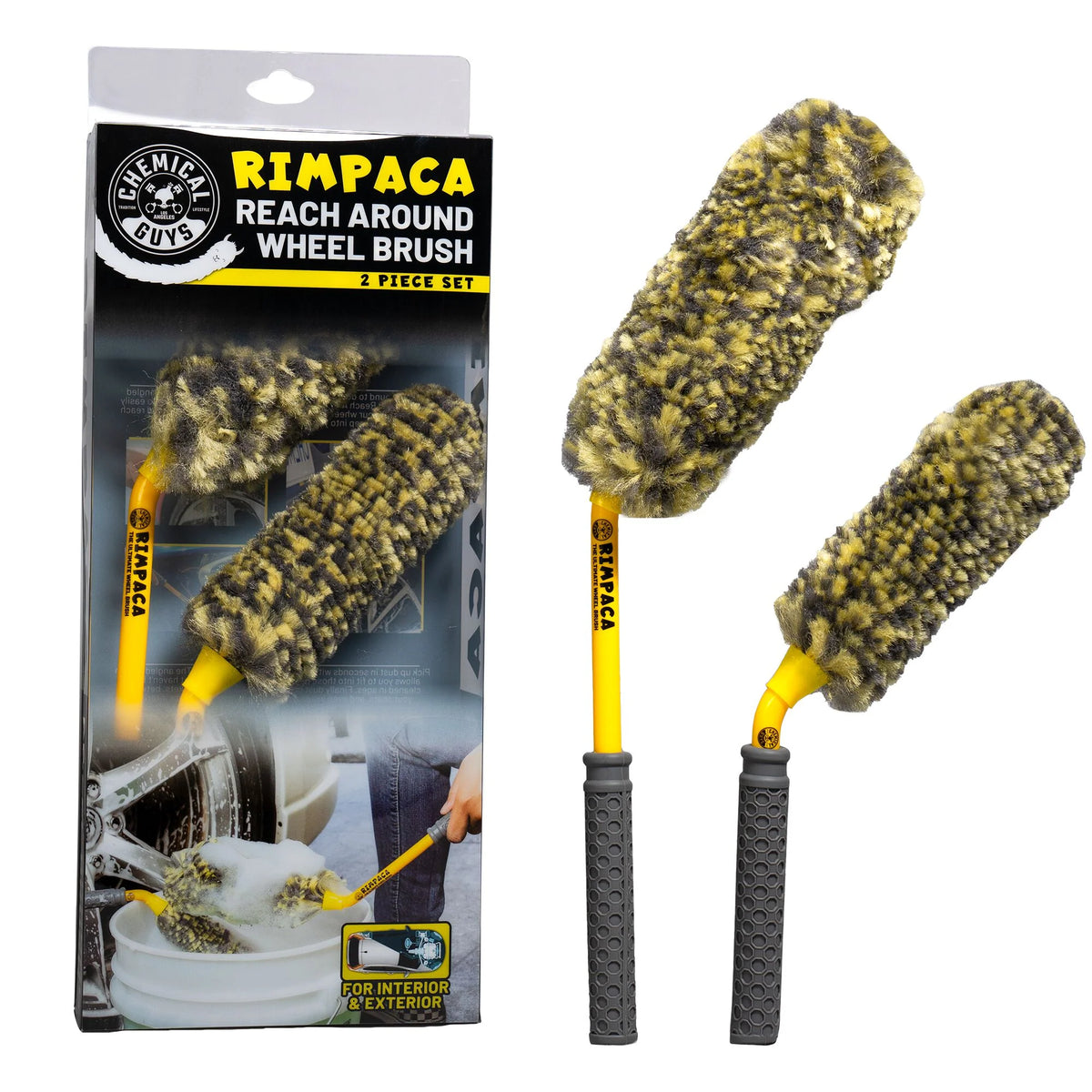 Rimpaca® Reach Around Wheel Brush 2-Piece Set