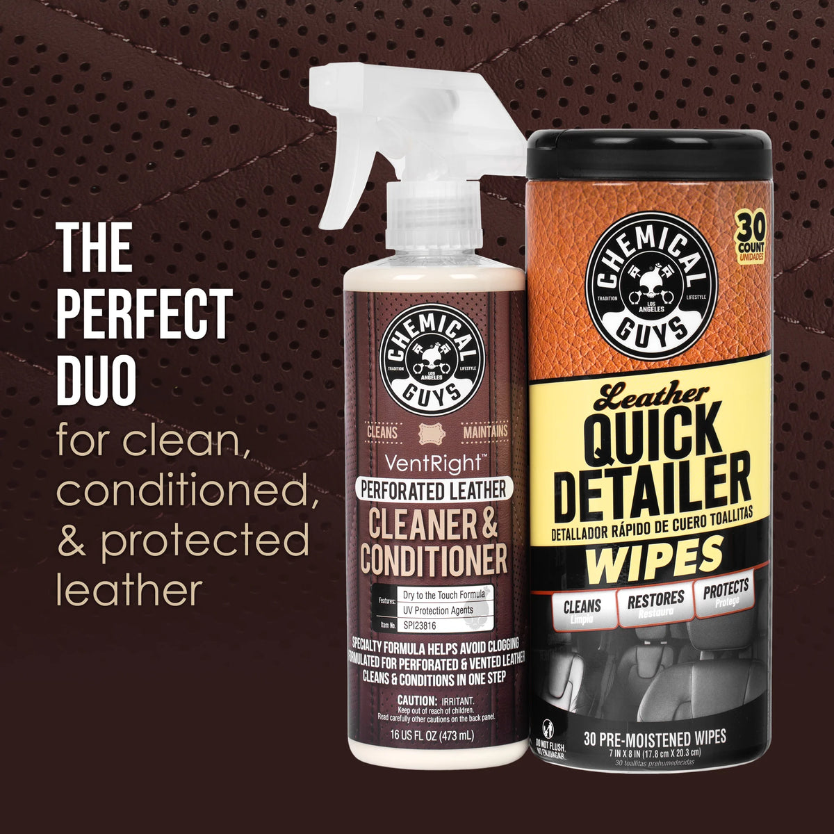 Perforated Leather Quick Detail Kit